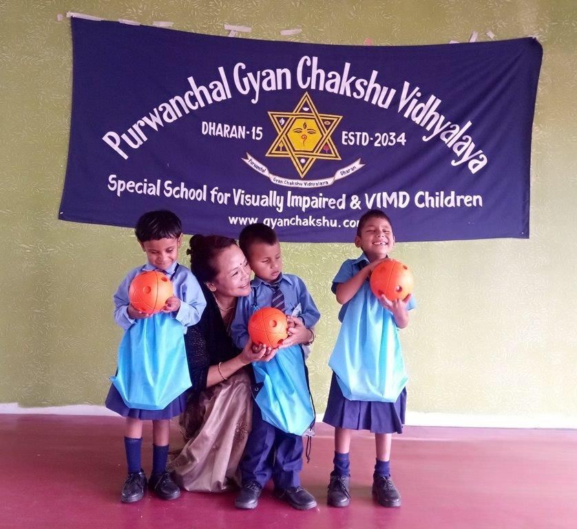 Sightboxes are now enjoyed by VI children at schools around the world